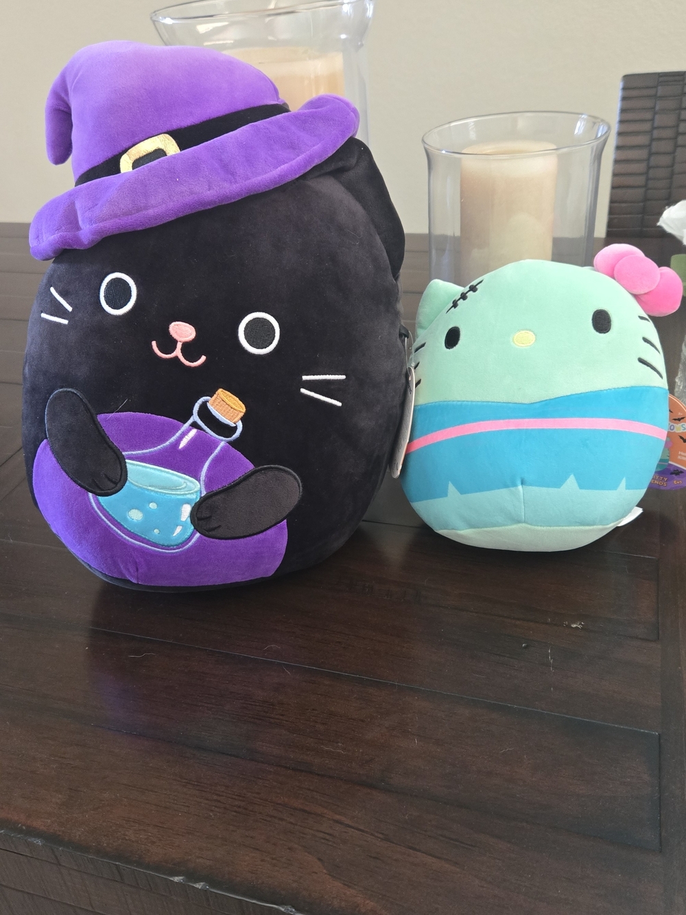 Squishmallows Autum Cat And Hello Kitty Halloween Plush